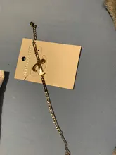 Pulsera de acero inoxidable con inicial personalizable para mujer, abalorio de brazalete con letra de A-Z, bisutería con nombre