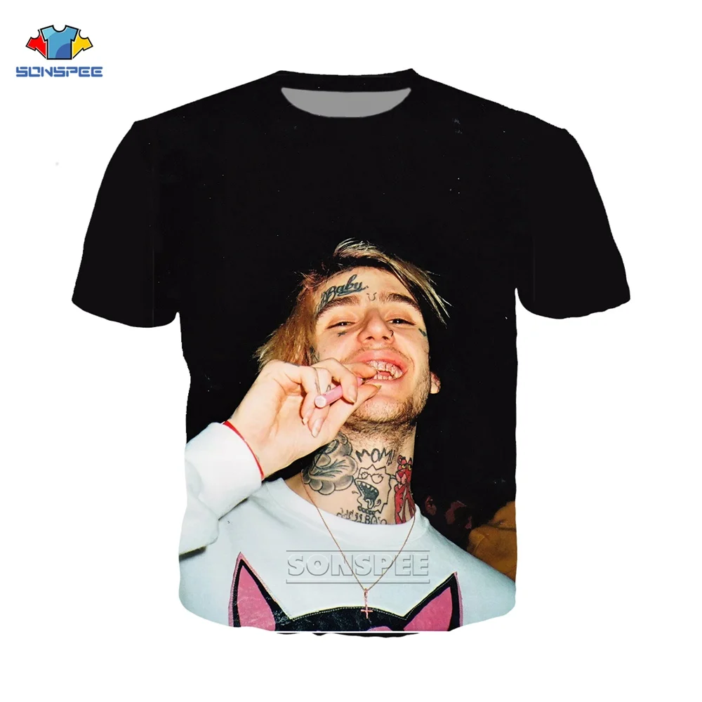 

lil peep Music Man Summer Tees Singer Summer 3D Print Lil Peep T-shirt Men Women Funny Tee Shirt Homme Camiseta Masculina H57