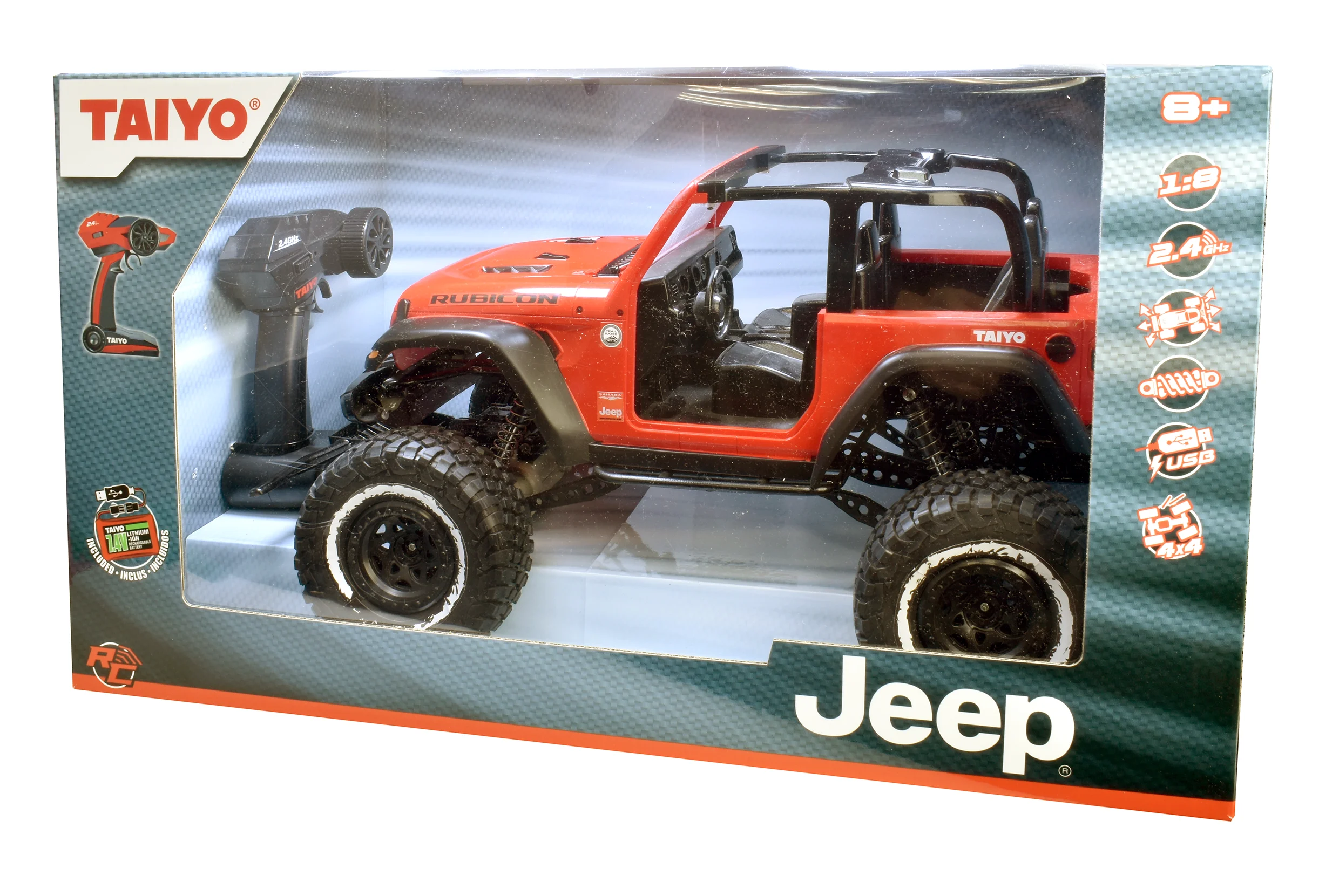 Taiyo Car Radiocontrol Jeep Rubicon 4wd 