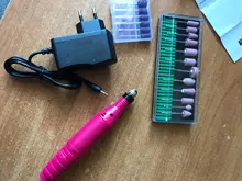 Taladro profesional para uñas máquina eléctrica manicura juego de cortadoras de fresado archivos de uñas taladro Gel eliminador de esmalte herramientas TRHBS-011P-1