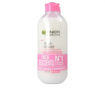 

SKINACTIVE micellar water + moisturizing milk lot 2x400 ml