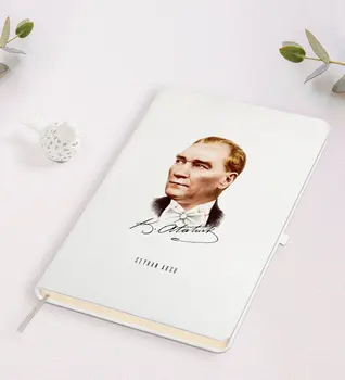 

Personalized Ataturk Themed White Notebook-15