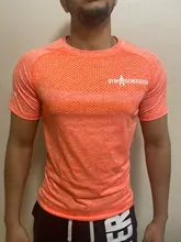 Running T-Shirt Short-Sleeve Tight Fitness Quick-Dry New Men Gym 3XL