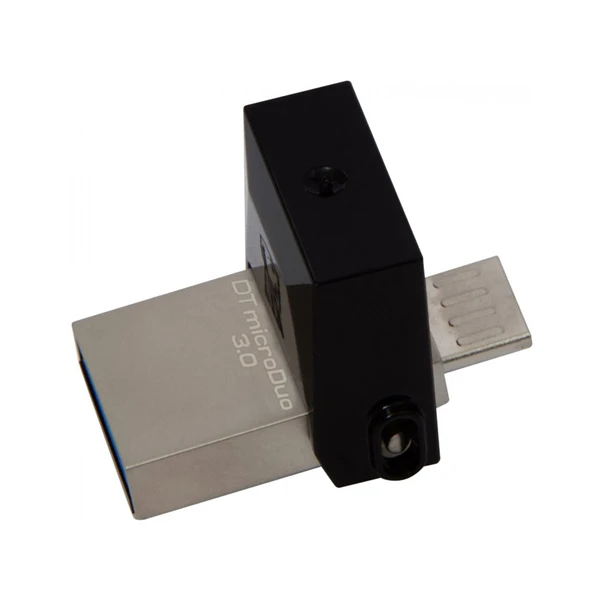 USB и Micro USB карта памяти kingston DTDUO3 32 Гб USB 3,0 черный серый