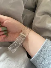 Reloj de moda para hombre y mujer, cronógrafos deportivos digitales transparentes e informales, de pulsera, de regalo para enamorados