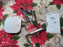 Nuevo diseño de lijadora eléctrica de uñas, 35000 RPM, máquina de manicura de Metal con pantalla HD, equipo de arte de uñas