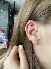 Yobest 5 unids/set 2019, pendientes a la moda con forma de hoja dorada, pendientes con Clip para oreja, pendientes para mujeres trepadoras sin Piercing, pendientes falsos de cartílago