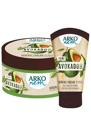 

Arko Nem Moisture Valuable Oils Avocado Oil Hand And Body Cream 250 ml & 60 ml