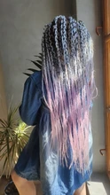 Miss Rola-extensiones de cabello sintético para mujer extensiones de cabello sintético liso de 24 pulgadas, con trenzas Jumbo preestiradas de color rubio y rosa, venta al por mayor, pelo Kanekalon