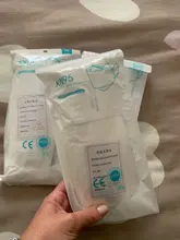 Mascarilla kn95 ffp2mascarilla reutilizable para adultos, respirador de tela facial protectora de color ce, a prueba de polvo, ffpp2