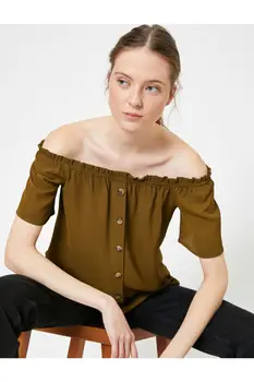 

Koton Female Ecru Shirt 0 YAK68272PW
