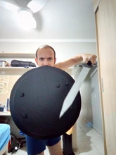 Escudo redondo de mano antidisturbios, equipo de patrulla de seguridad, autoprotección táctica, de aleación de aluminio, entrenamiento