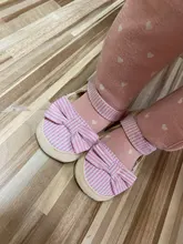 Zapatos de verano para niños recién nacidos, zapatos de cuna blandos, zapatillas antideslizantes con lazo a rayas, 0 a 18M, 2021