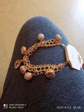 Pulseras con cadena de Color dorado multicapa para mujer, brazaletes con dije de corazón, brazaletes de cristal, novedad de 2020