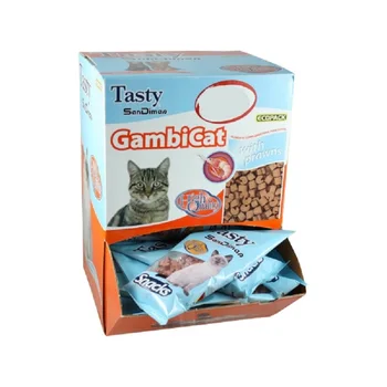 

Sandimas Gambicat Snacks para Gatos con Gambas Pack de 40 x 60 Gr