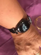 Relojes magnéticos digitales de lujo para mujer, de acero inoxidable, dorado, rosa, LED, de cuarzo, femenino