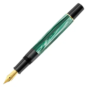 

Pelican M200 Fountain Pen M Pearl Green Luxury Ink Pen Writing