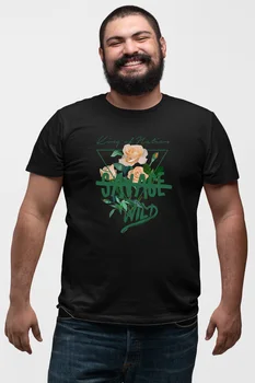 

Angemiel Wear Savage Wild TasarrufSiyah Men 'S Cotton Big Size T-Shirt