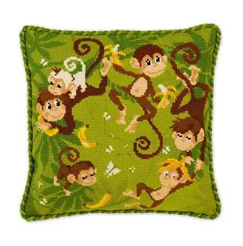 

1534 set of embroidery Riolis pillow 'Jungle ', 30*30 cm