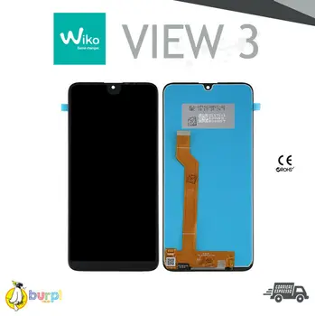 

LCD DISPLAY TOUCH SCREEN black replacement SCREEN glass assembled for WIKO VIEW 3