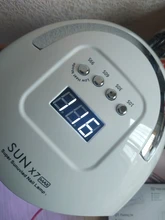 SUN X7 MAX-Lámpara LED UV de secado rápido para uñas, de alta potencia, 180W, esmalte de Gel, herramienta de secado de uñas con Sensor inteligente, nueva oferta