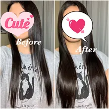 VeSunny-máquina de extensiones de cabello humano Remy, 100% de cabello humano auténtico Rubio Invisible, con 2 Clips, Halo