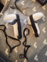 Correa de nudillo ajustable para Oculus Quest 2 VR, 1 par de accesorios para mando táctil
