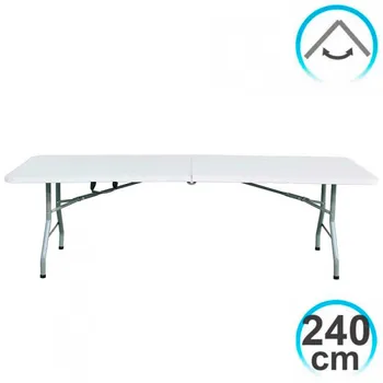 

Folding Table 240cm Rectangular white Catering GH91