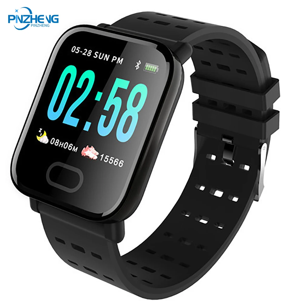 

PINZHENG Smart Watch 1.3 Inch Heart Rate Sleep Blood Pressure Monitoring Waterproof Pedometer Bluetooth Sports Watch For Android