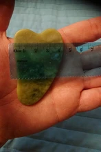 Tabla de MASAJE Gua masajeador Sha, piedra de Jade Natural, cuerno de ternera, Guasha, terapia de SPA, tabla de raspado para el cuidado corporal