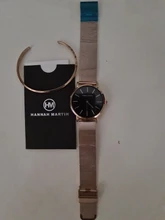 Ins-Reloj de pulsera de cuarzo japonés para mujer, accesorio de marca, resistente al agua, de oro rosa, sencillo, de acero inoxidable, 1 Juego
