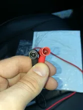 Cleqee P1502 2 uds multímetro sondas reemplazable agujas sonda Universal de prueba para multímetro Digital Cable de antena de Cable 1M