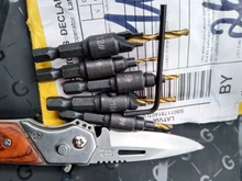 Drill-Bit-Set Countersink-Drill Pilot-Holes Woodworking A-Wrench Screw-Sizes with 5pcs