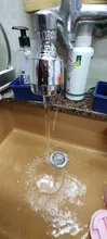 Kitchen Faucet Nozzle Sprayer Shower WATER-ROTATABLE-FILTER Splash-Proof Tap Stainless-Steel