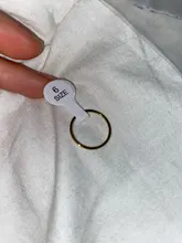 MANGOSKY-Anillo de titanio fino para dedo, anillo de oro de 1MM, 1 Uds., venta al por mayor