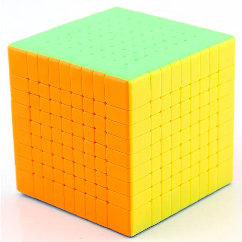 Moyu MoFang JiaoShi Meilong 9x9x9, магический куб MFJS MEILONG 9x9, скоростной куб, Обучающие игрушки, Moyu 9x9, головоломка, волшебный куб - Цвет: Strickerless