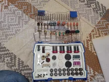 268PC Abrasive Rotary Tool Accessories Set Electric Mini Drill Bit Kit for Dremel Sanding