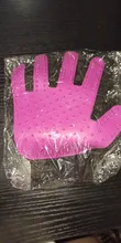 Aseo para mascotas, perros y gatos guantes de limpieza para cepillar eficaz Deshedding masaje de espalda Baño de animales depilación guantes perro peines Hot