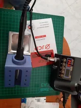 750W SMD Estación de soldadura 2 en 1 de aire caliente de soldadura de hierro LCD pantalla Digital Estación de soldadura para BGA PCB Reparación de IC 8898