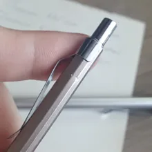 JIANWU-Conjunto de lápices mecánicos de 0,5mm y 0,7mm con textura de metal, Set de 3 unidades, material plástico para oficina