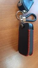 Bolso de cuero para Chery Tiggo Arrizo, llave remota inteligente, de 3 botones estuche protector, accesorio Interior de coche