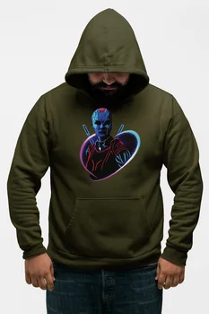 

Angemiel Wear Nebula Green Men 'S Hooded Sweatshirt