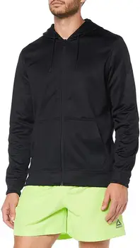 

Reebok model WOR THERMOWARM FZ HOODIE reference CY3622 color black. Jacket for men.