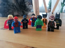 DISNEY-bloques de construcción de superhéroes, Thor, Spiderman, Hulk, figuras de acción, juguetes para niños, regalo de Navidad para niños