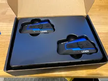 2 uds Lexin B4FM de 4-vias  Bluetooth intercomunicador para casco de motocicleta auriculares manos libres inalámbrico cascos intercomunicadores moto música con FM radio y DSP tecnologia de cancelación de ruido