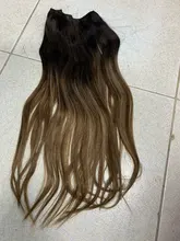 VeSunny línea de pescado de Halo extensiones de cabello humano Real de una pieza de hilo Invisible de la trama del pelo con dos Clips hecha a máquina del pelo Remy