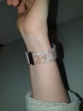 Correa de resina para samsung galaxy watch 3 46mm active 2 40 44mm 20mm 22mm, repuesto de correa para huawei gt2 Watch