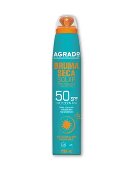 

Sun protection Spray sunscreen Factor 50 BRUMA dry solar SPF50 200 ml sun protection 360 ° AGRADO