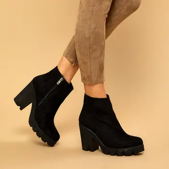

FLO BİLBO Black Female high-Heeled Boots BUTIGO