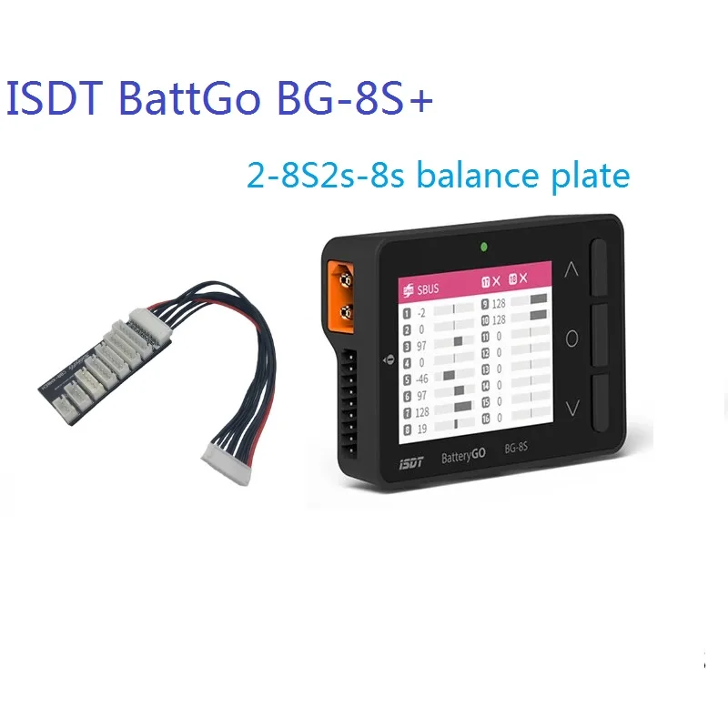 ISDT BattGo BG-8S Smart Battery CheckerReceiver Signal Tester Quick Charge Function Balancer Receiver Signal Tester 